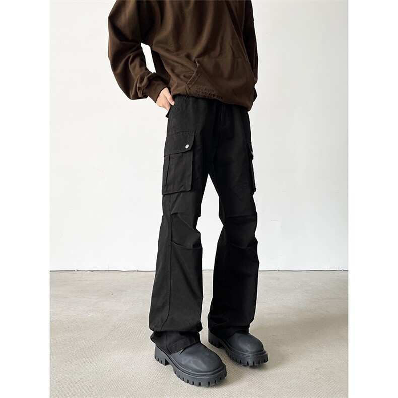 美式高街小众休闲裤男个性工装百搭长裤子K6112/P55，男装休闲裤，电商D202-1