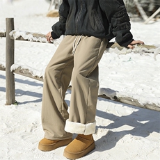 羊羔毛加绒加厚防水棉裤XZ604-K142JR-特P45控88，男装棉裤，星座604