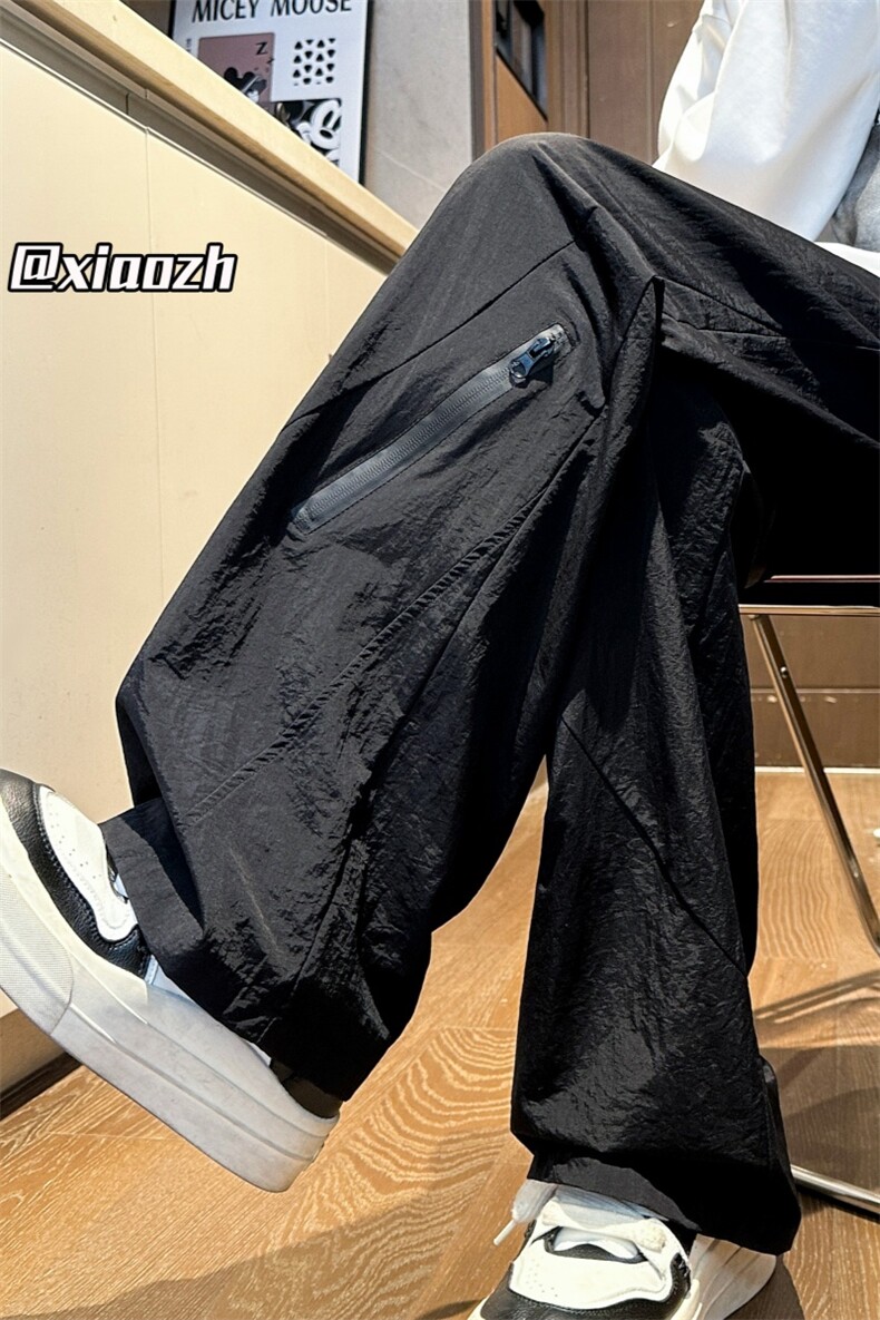 XZ616秋季设计感双压线拉链防水软壳冲锋裤TY1032特P30控58,男装休闲裤,星座512A（原616）