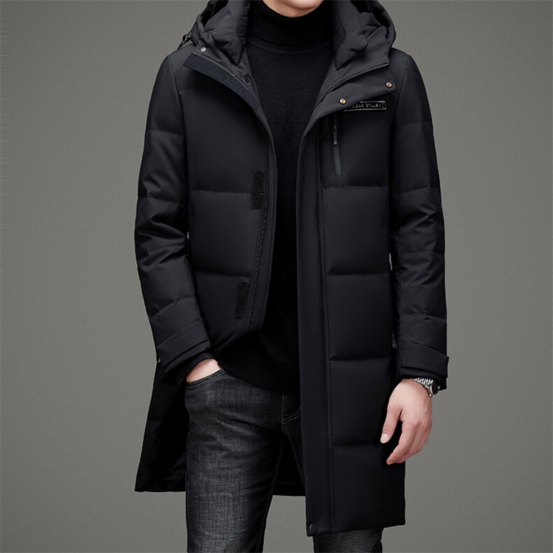 冬季男士连帽羽绒服中青年男装宽松90%白鸭绒保暖外套ZL7799-P315，男装羽绒服，星座1105-3