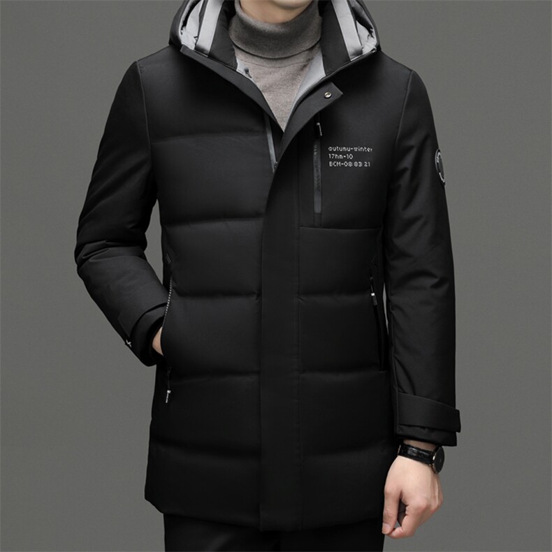 羽绒服男士新款秋冬季宽松休闲中青年保暖连帽外套FF2297-P265,男装羽绒服,星座1105-3