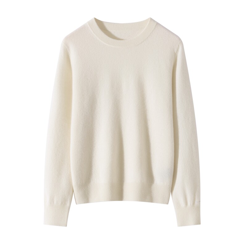 2025年秋季时尚百搭通勤简约休闲基础圆领，女装羊绒衫，玖雪绒羊绒