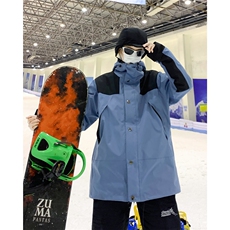 加厚冲锋衣棉衣可拆卸三合一两件套登山服外套A061-AJ00490特P115，男装夹克，电商A061