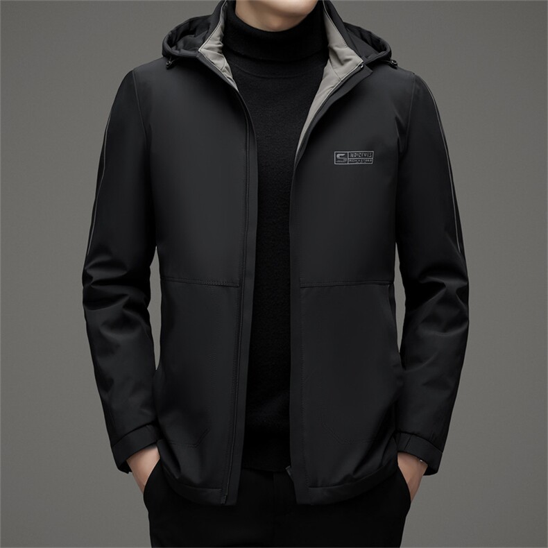 V3131钱塘2020-3新款商务休闲冬季厚款中年男士85鹅绒羽绒服P198，男装羽绒服，钱塘207-3