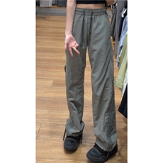 抖音品质夏季新款三条杠运动宽松休闲裤B315-K24221-特p35控68，男装休闲裤，电商B315