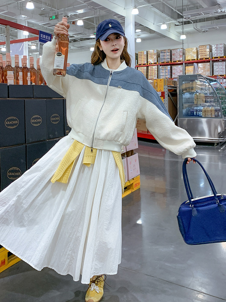 2025年新款【现货】拼接款外套082-6636P150K228,女装短外套,浙宝192（原082）