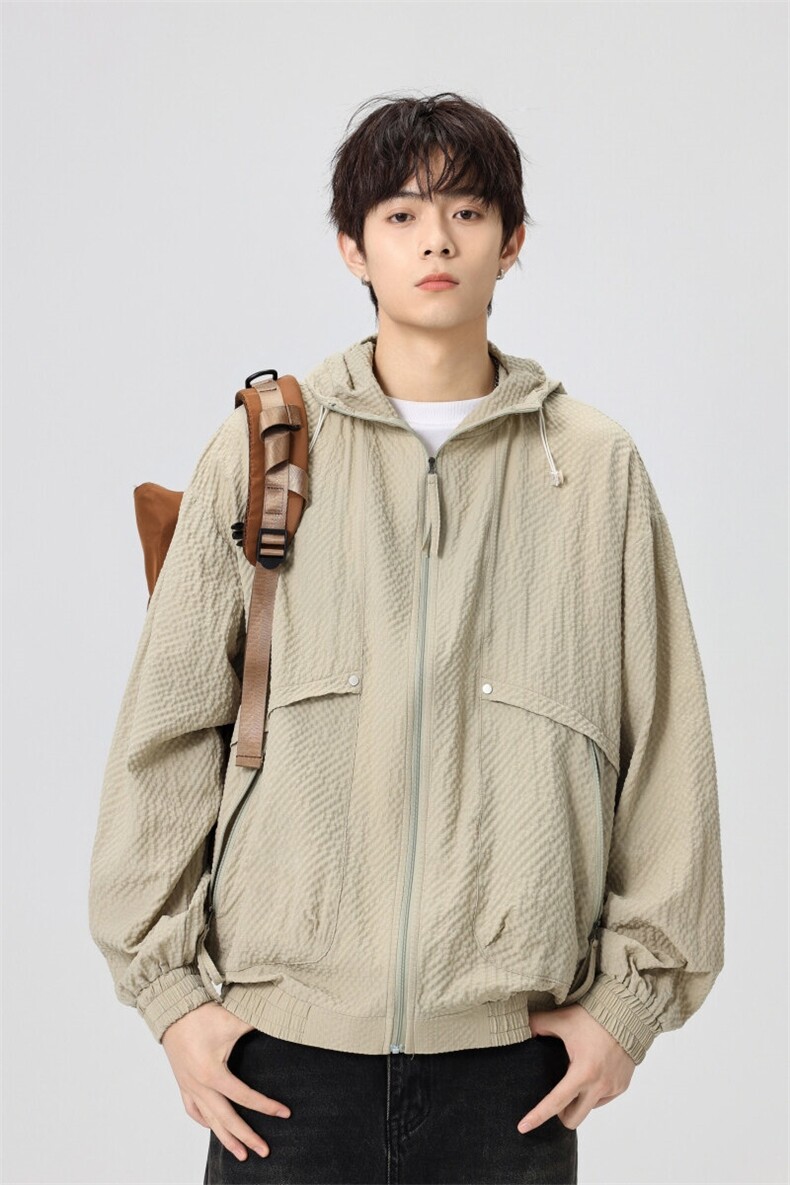 防晒衣男士夏季2025新款薄款冰丝透气防晒服JK2192-P55,男装防晒衣,星座210-1