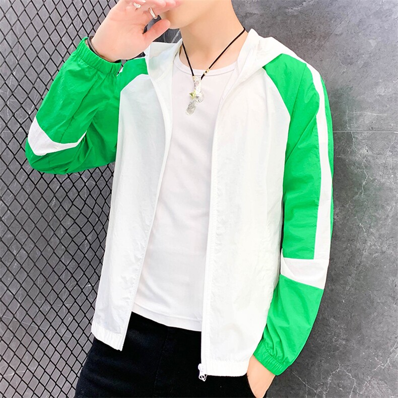 防晒衣服薄款春秋夏季韩版夹克潮流衣服帅气风衣男士外套V99,男装夹克,星座509