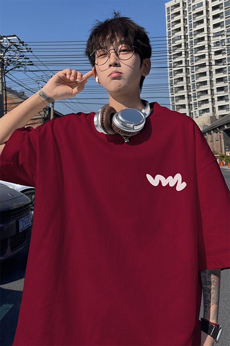 得物直播品质220克纯棉精梳xz605-dcm234特批20控38,男装T恤,星座605(原A050)