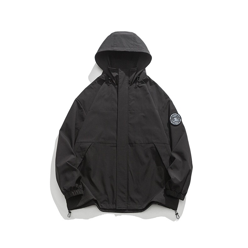 秋季工装夹克男连帽宽松休闲新款男士外套潮流A266-JK9236-P80，男装夹克，电商A266