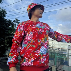 B203男女休闲学生儿童青少年东北大花团队表演出卫衣外套班服潮装，女装短外套，星座115A(原星座507）