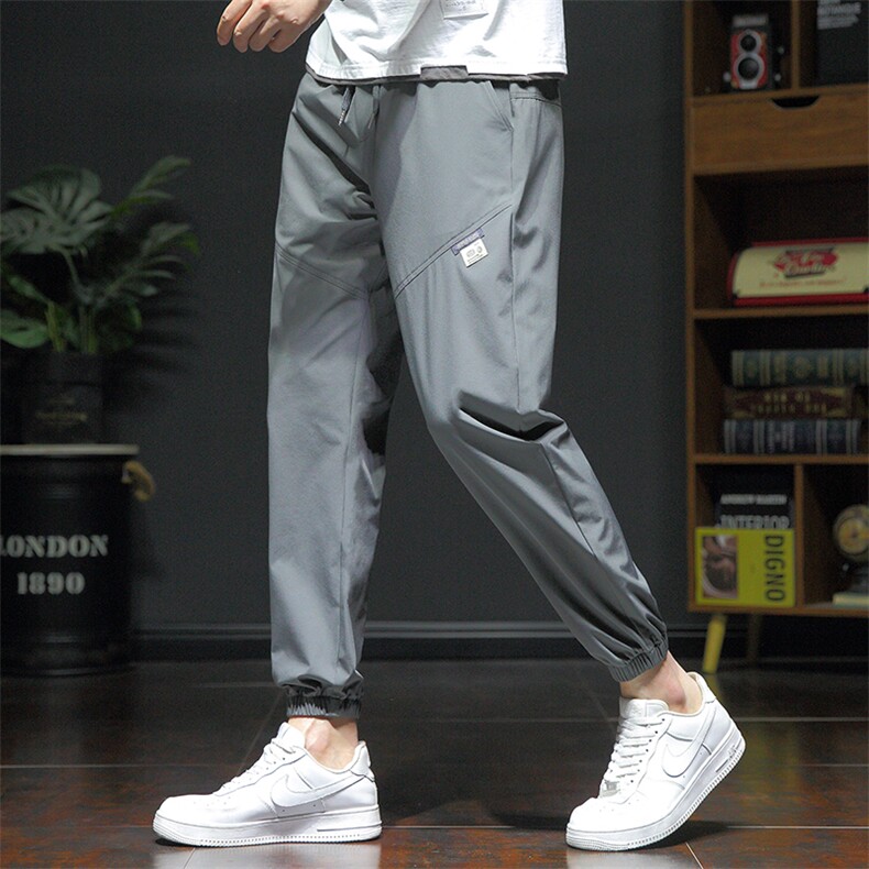夏季冰丝休闲裤男宽松潮流百搭休闲运动裤961-P25控48,女装休闲裤,星座717