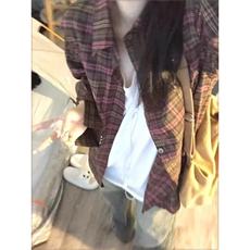 紫色格子