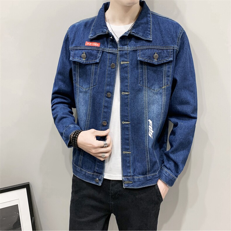 JK925-p55-限价78大量现货网格牛仔夹克肥仔量足破洞印花大码，男装夹克，星座103A