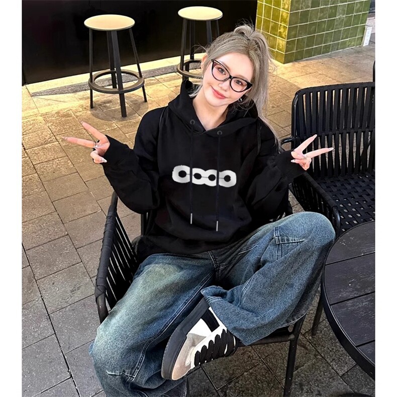 C0225-P55男女同款情侣美式基础连帽卫衣秋冬加绒加厚65,男装卫衣,星座617A-2