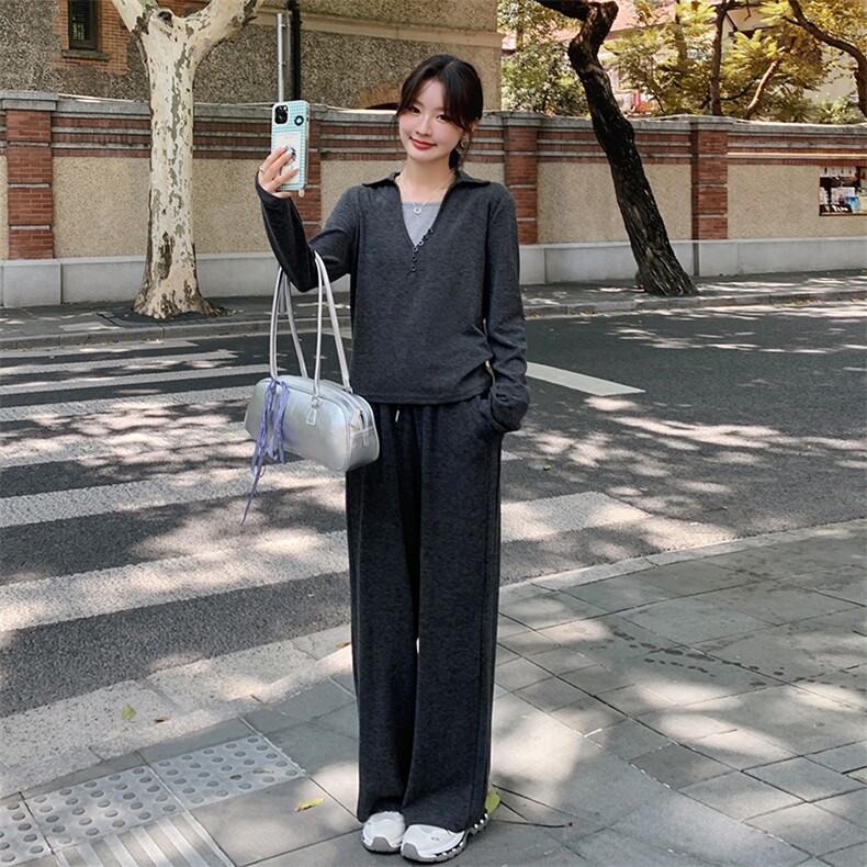 2024秋季针织棉吊带+上衣套裤P140K180,女装套装/套裙,慧峰