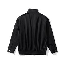 白底立领多口袋工装大码M-5XL夹克男100%聚酯纤维JK77987P85控138，男装夹克，星座227-7
