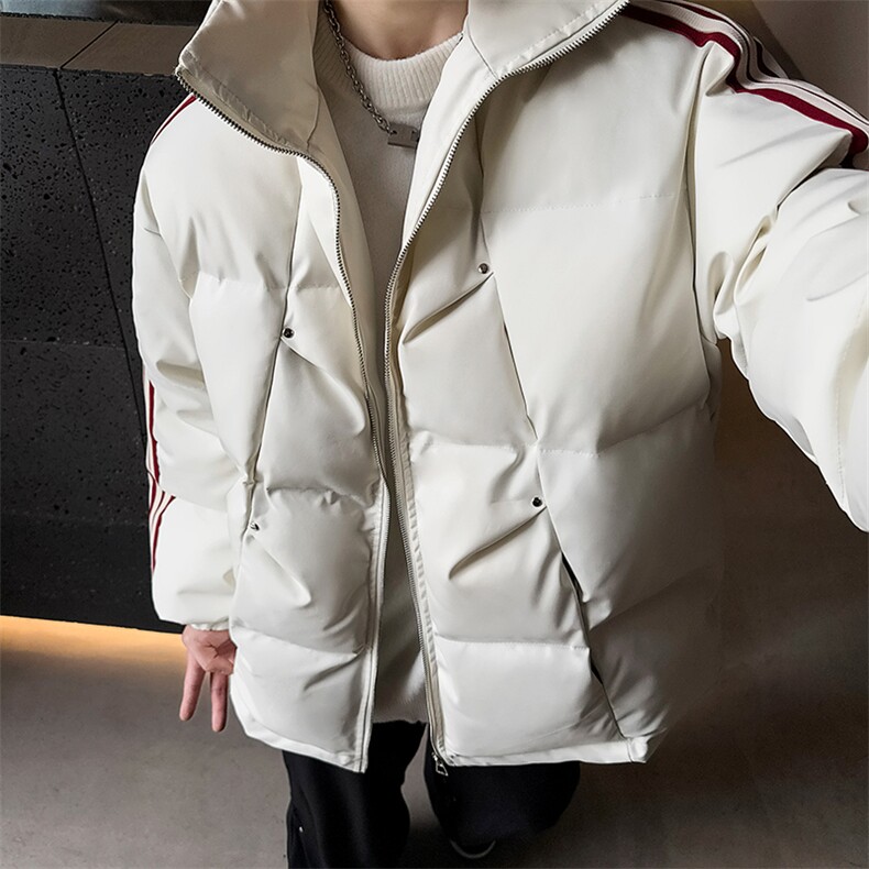 特p80控138抖控148绗棉三条杠棉服外套情侣格子棉衣面包服男MY247,男装棉衣,电商B370
