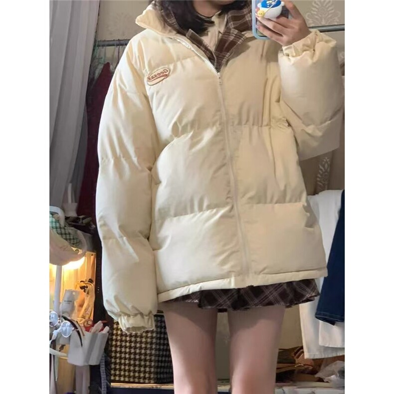 棉服男女冬季假两件宽松面包服加厚潮情侣外套棉袄保暖TT11P88,男装棉衣,星座1013-5