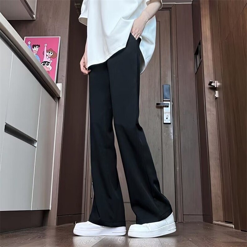 W9685-P43网图现货直筒微弹西裤高质量长裤中腰流行常规青少年,男装西裤,星座1608-2