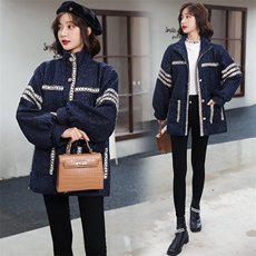 时尚百搭短款羽绒服女冬季新款韩版宽松显瘦加厚保暖外套上衣，女装毛呢外套，天丽