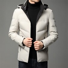 冬季新款中年人可卸帽休闲羽绒服装2021男装外套QLMF152056-P275图片