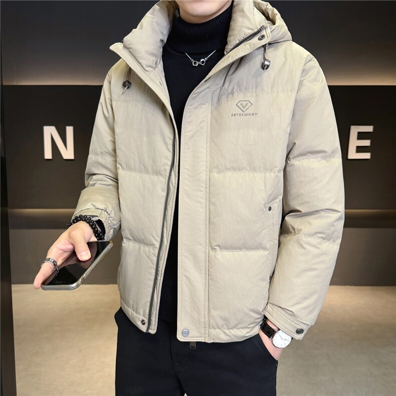 男羽绒服连帽休闲外套男冲锋衣羽绒服A329-YR55899-P215,男装夹克,电商A329