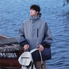 1港风山系防水渐变大码M-5XL夹克男100%聚酯纤维JK77088P85控128，男装夹克，星座226-2