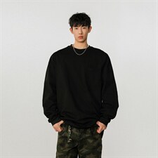 重磅300克卫衣男:表面棉底部聚酯纤维WY82070P38控58，男装卫衣，星座227-7