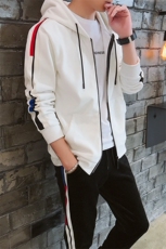 有报告秋季金丝绒两件套休闲卫衣套装男士外套DS159T，男装卫衣，电商A102