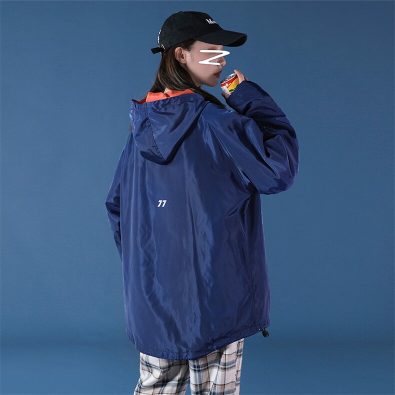 2020港风蒙马特秋季大码男宽松连帽套头运动夹克外套潮牌J938-P65,男装夹克,电商A001
