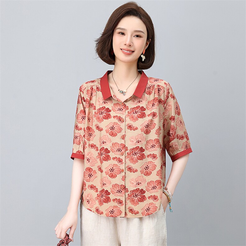 2025年夏装新款潮衬衫宽松显瘦韩版气质百搭衬衣女减龄,女装衬衫,独衣靓