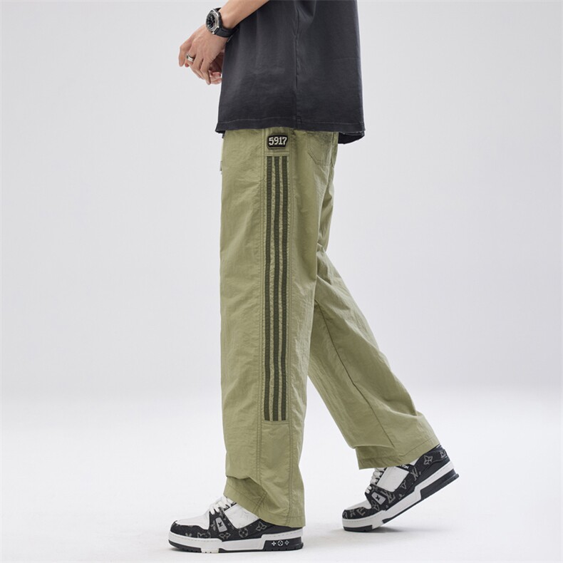 大量现货条纹速干裤男户外夏季薄款直筒休闲痞帅长裤DY5032-P55,男装休闲裤,电商A178