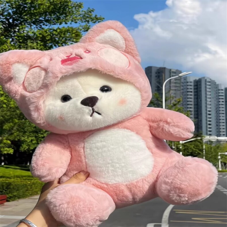 欧貂面料变身嘟嘟猫，稷阳毛绒玩具厂