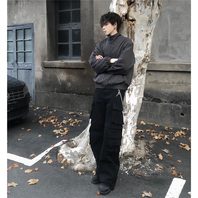 立领短款棉衣夹克棉袄D328-MY01-P118特,男装夹克,电商D328