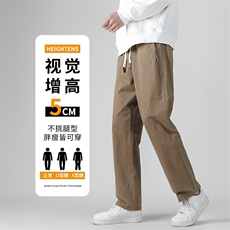 高品质港风秋款男休闲裤纯棉直筒宽松长裤加大码M-5xlh0799P40，男装休闲裤，星座1013-1
