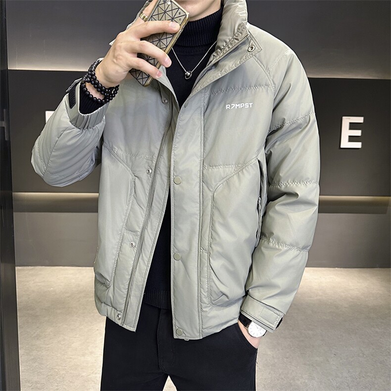2024直播男羽绒服冬季加厚保暖白鸭绒时尚潮牌夹克Y9823P145,男装夹克,星座914