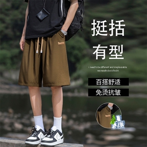 直筒宽松舒适五分裤夏季冰爽透气短裤运动 DK513特批-1739图片