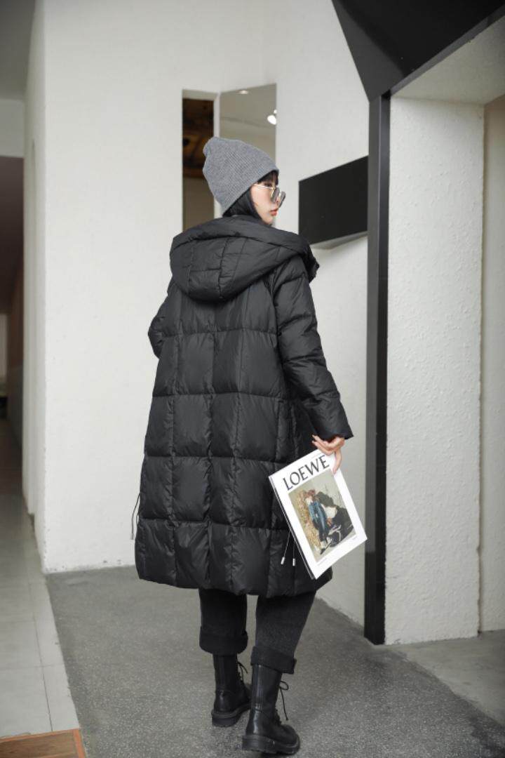 【现货】冬季新款简约大气长款羽绒服，女装羽绒服，得瑟空间