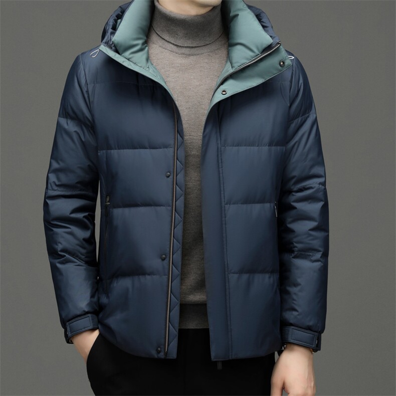 CDN22866钱塘2020-2新款中青年男士时尚休闲连帽羽绒服外套P295，男装羽绒服，钱塘207-2