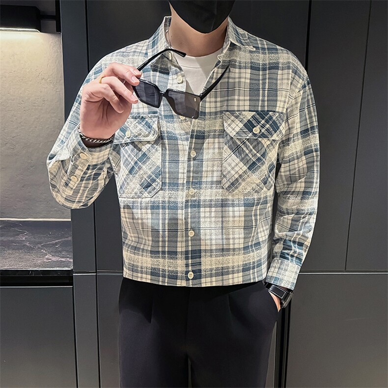 新款社会小伙秋冬男加厚寸衫型夹克男店主棉外套JK827-P68控98,男装夹克,星座301B-1