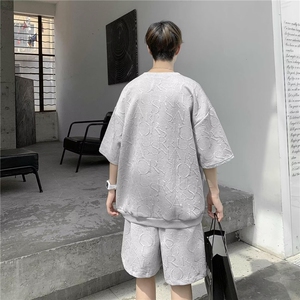 男潮流休闲套装宽松套装运动套装Z001P40图片