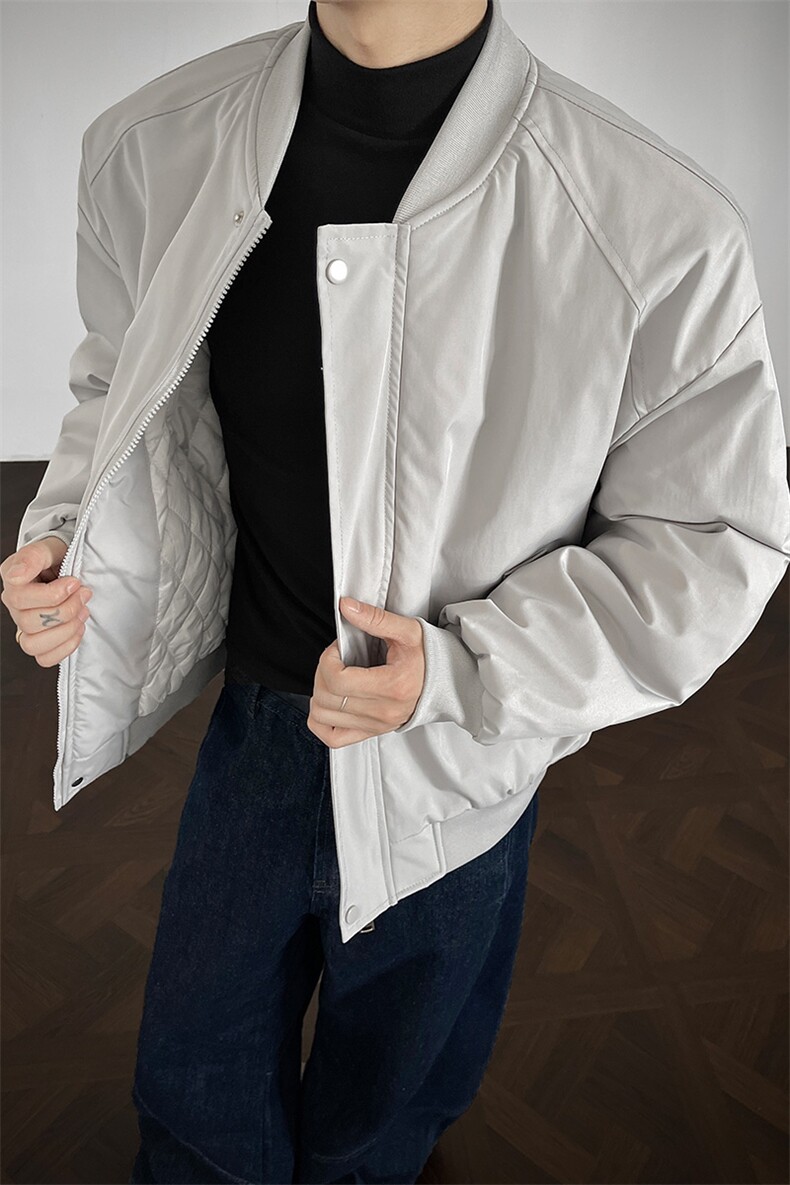 支持二开冬装加棉加厚夹克外套棉衣男女立领棒球服棉服M815-P65,男装夹克,电商A441