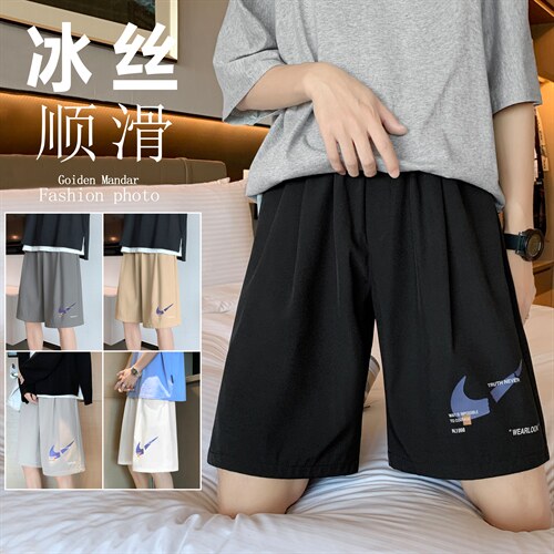 2023春夏新款宽松冰丝休闲五分裤  DK520-特批20图片
