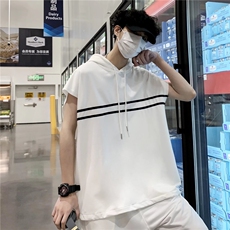 气质简约新款五分裤百搭男五分袖休闲套装TZU32-P40，男装牛仔裤，星座1109-3