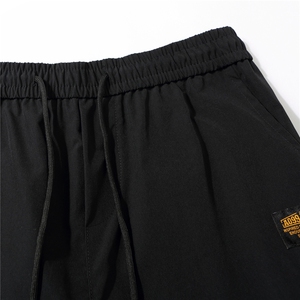 深度库存夏装长裤工装裤多口袋宽松休闲裤抽绳束脚裤K63-特P30图片
