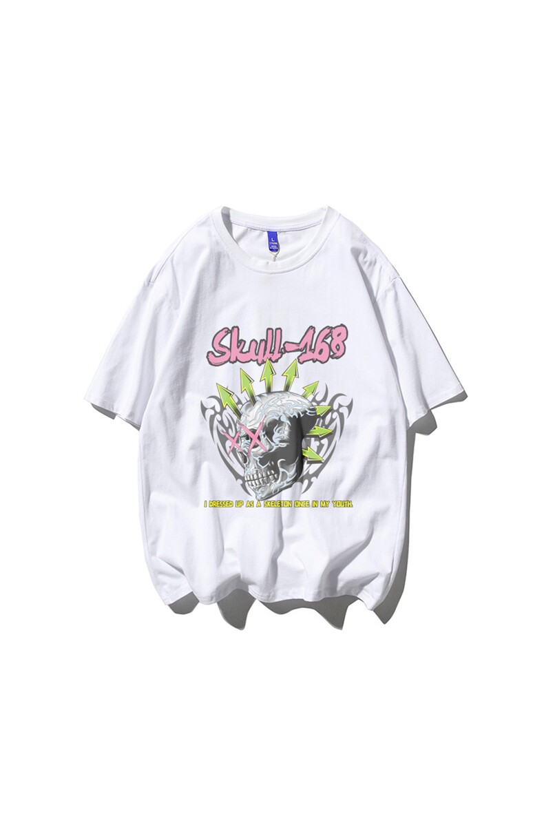 T恤潮流圆领男港风印花2026夏季新款短袖DS-B299-ZY1831特批P25,男装T恤,电商A061-1