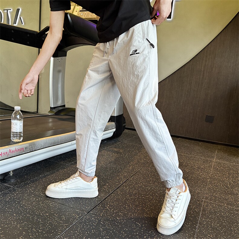 男士休闲裤夏季新款时尚百搭束脚裤运动长裤子男K25076-P68,女装休闲裤,电商A237
