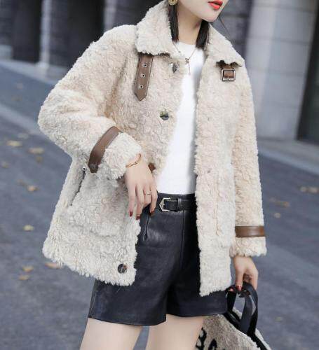 时尚潮流皮毛一体，女装，依生伴