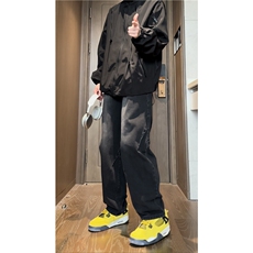 秋冬新款美式复古水洗潮流褶皱直筒牛仔裤B315-K23525-P65控78，男装牛仔裤，电商B315